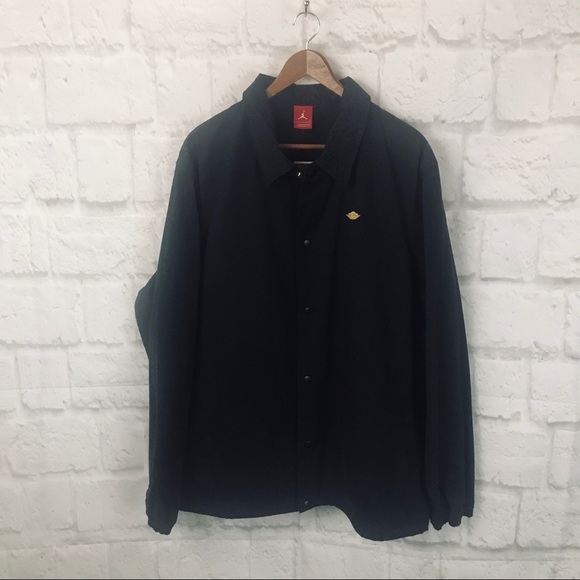 jordan button up jacket